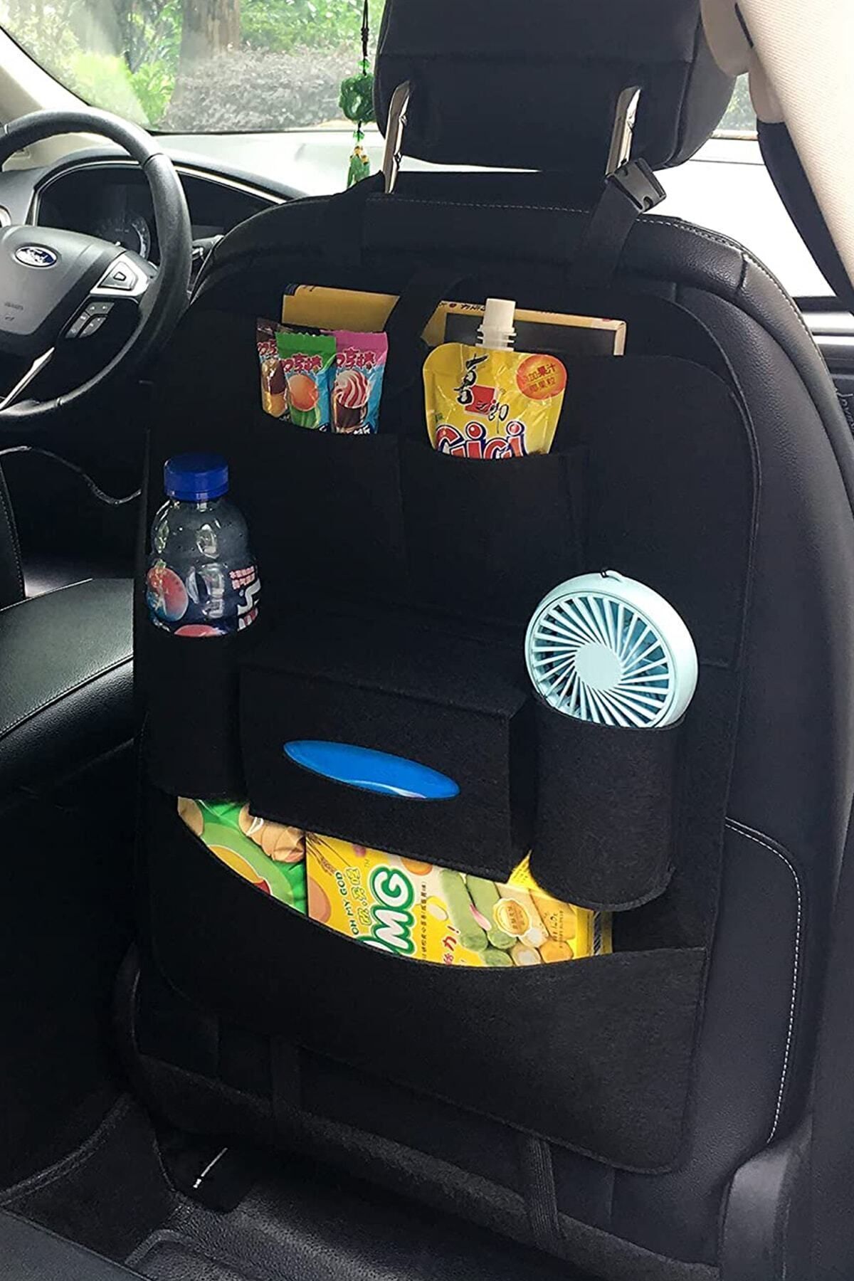 BYENS Araba Koltuk Arkası Eşya Düzenleyici Bagaj Düzenleyici Kılıf Organizer Koruyucu Kılıfı Oto Araç Içi fotoğrafı 2 (önizleme)