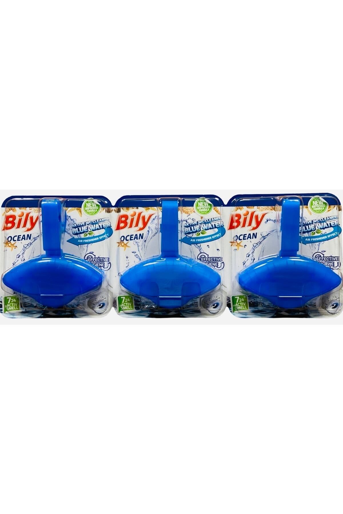 Bily Shell Wc Klozet Blok Ocean Mavi Su Etkili 3x40g
