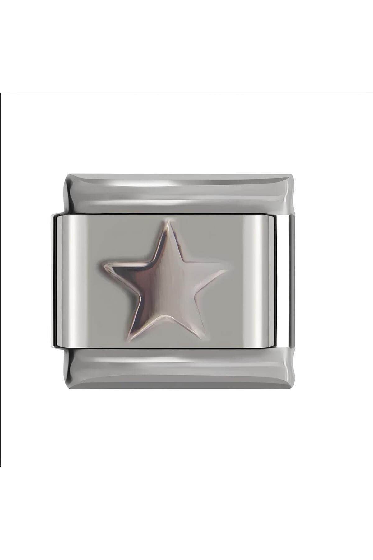 RoseCo00 Çelik Unisex İtalyan Bileklik Charmı