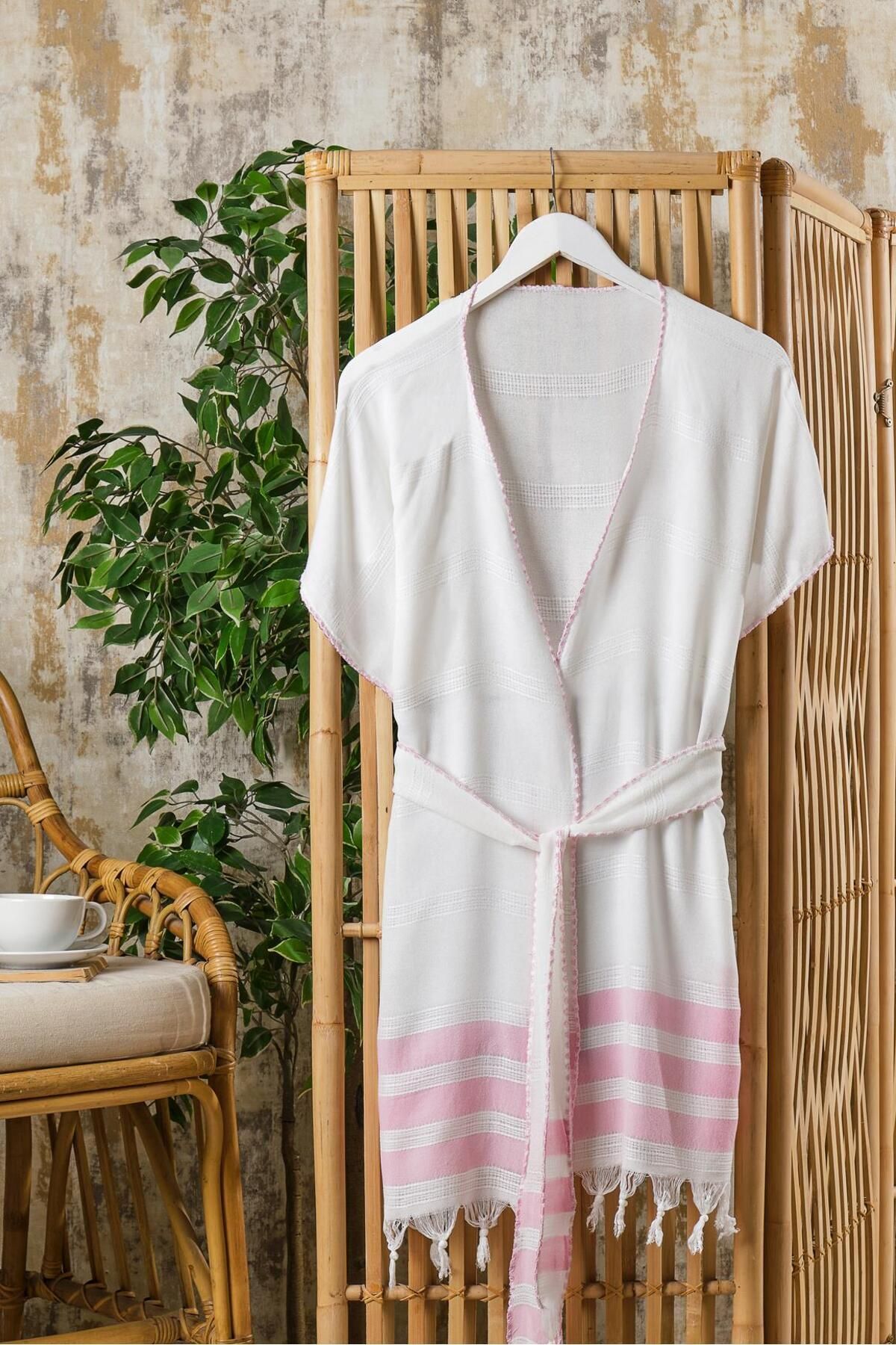 RASERSA-COTTON VISKOSE KIMONO BEACH DRESS 1