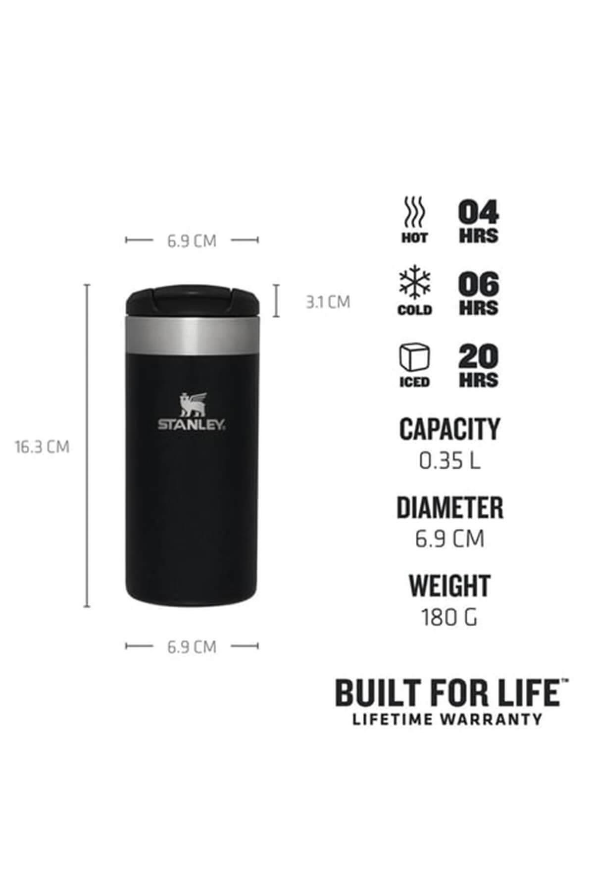 فلاسک  فلزی استنلیStanley | Metalik Siyah | Black Metallic #1449 اورجینال - تصویر 2