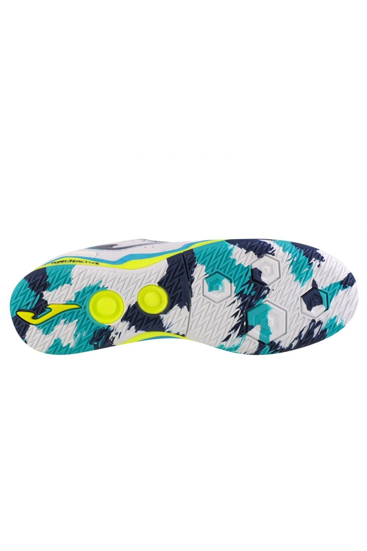 کفش فوتسال FS 2232 فیروزه ای سفید Indor Sala Joma