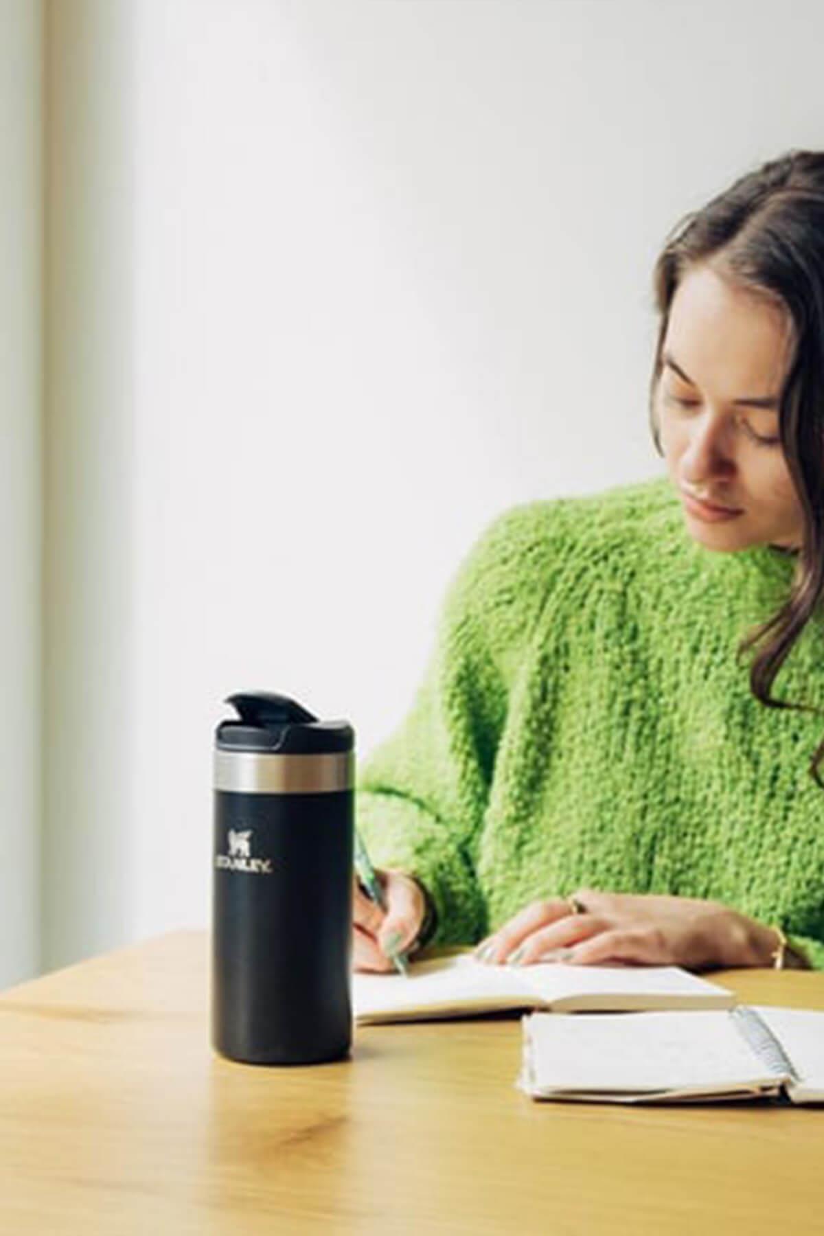 فلاسک  فلزی استنلیStanley | Metalik Siyah | Black Metallic #1449 اورجینال - تصویر 6