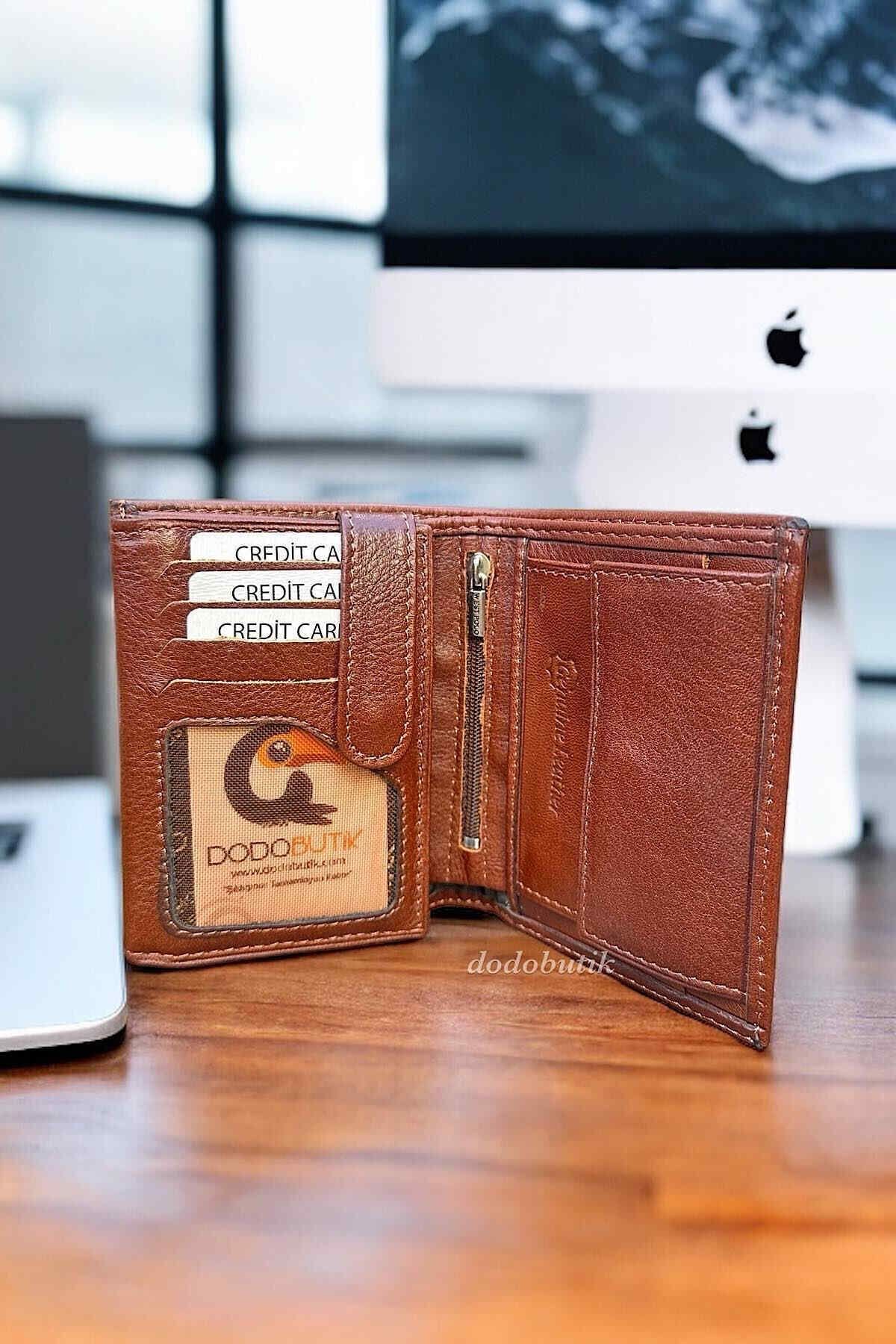 Genuine Leather Men's Wallet (12cm X 9cm)