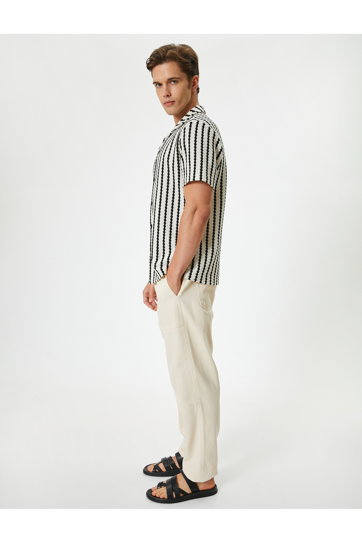 پیراهن مردانه کوتون | 4SAM60008HK Koton - Image 2