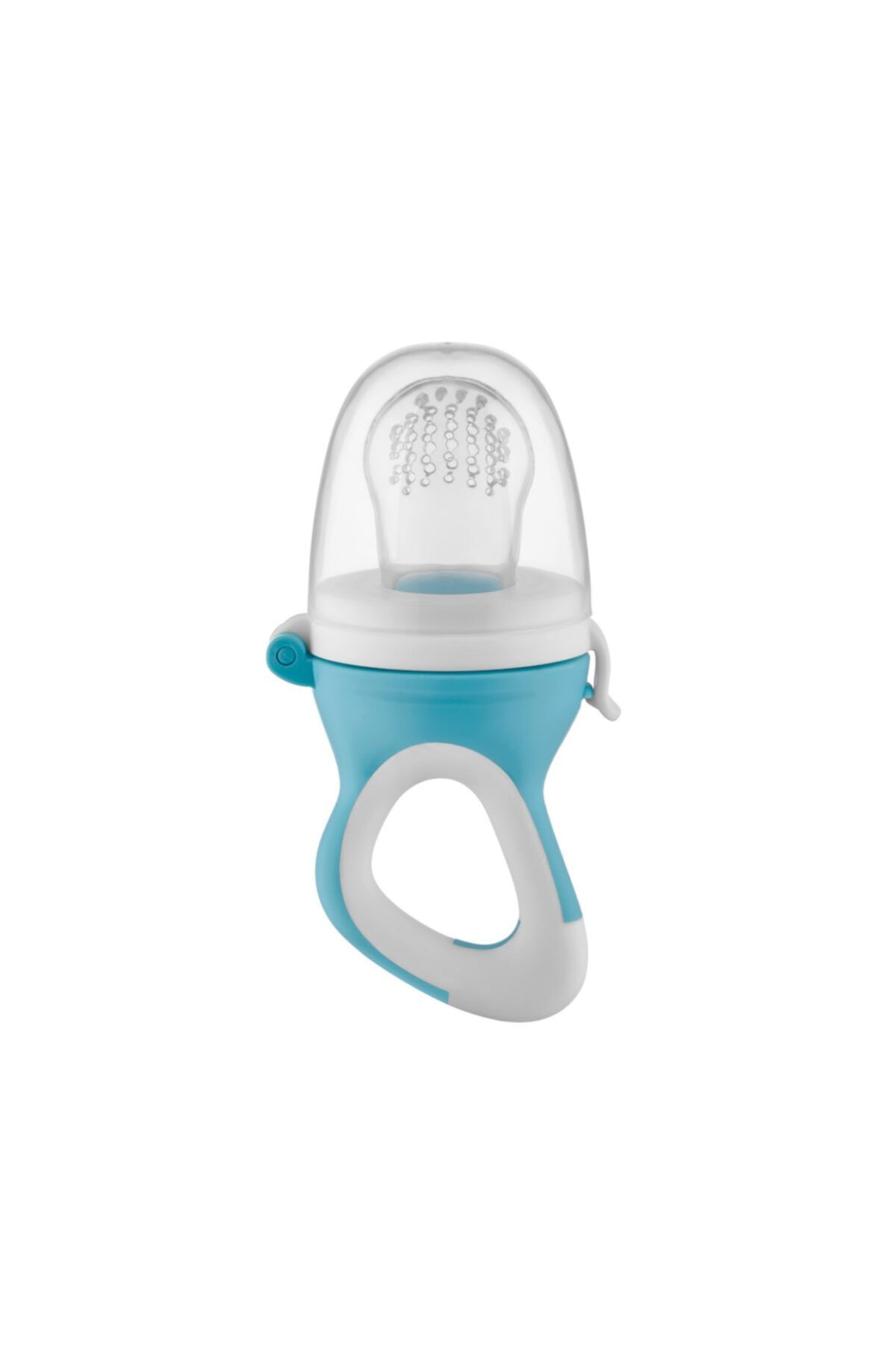 Babyjem Beslenme Seti - Dökülmeyen Tabak Mavi & Silikon Meyve Sebze Emziği Mavi fotoğrafı 3 (önizleme)