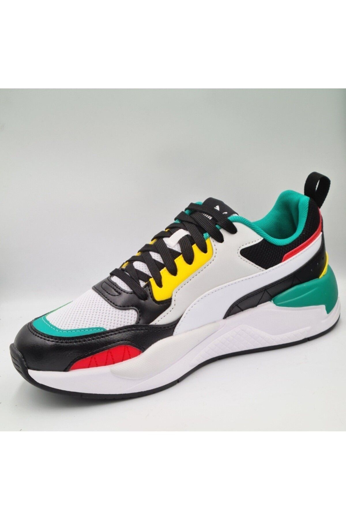 اسنیکر مردانه مشکی پوما | X Ray 2 Square Siyah Beyaz اورجینال - تصویر 3