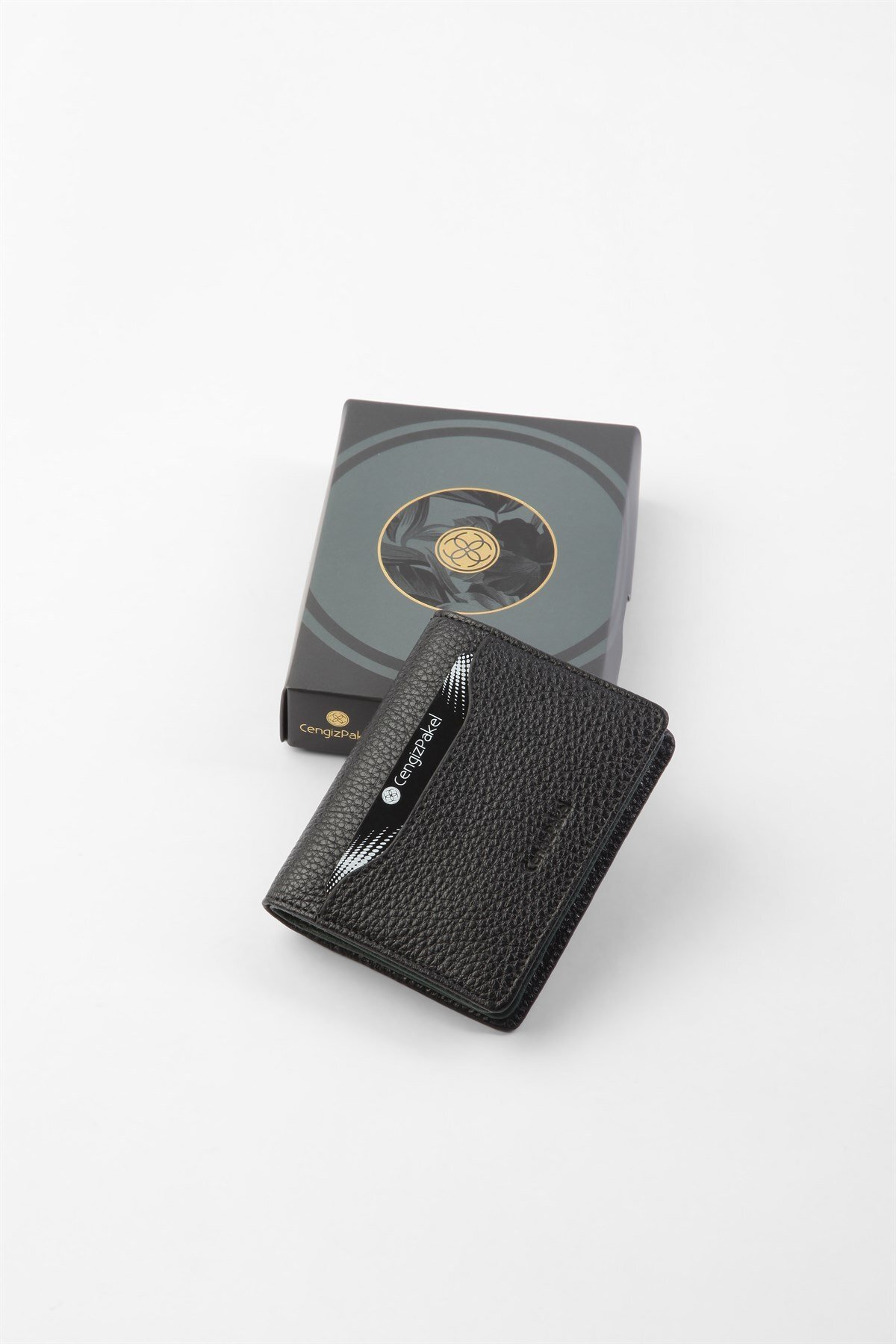 Cengiz Pakel  Cengiz Pakel Hakiki Deri Kartlık 2499-siyah-yeşil - Görsel 7