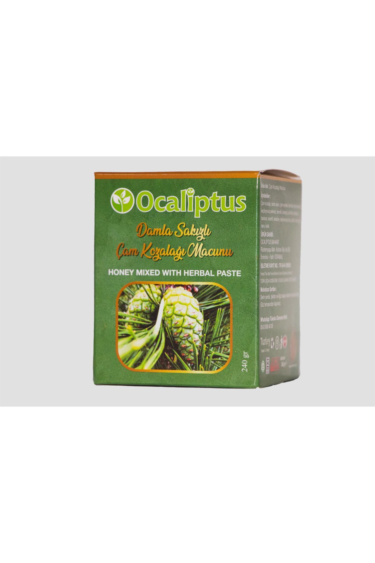 ocaliptus Damla Sakızlı Çam Kozalağı Macunu (240gram) - Fiyatı