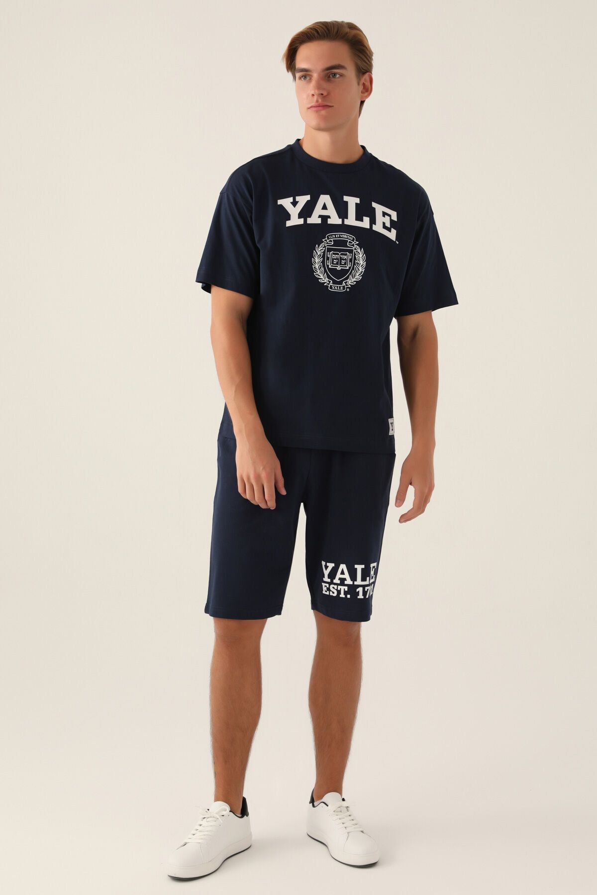 Yale-Tricou Book albastru bleumarin pentru bărbați 5