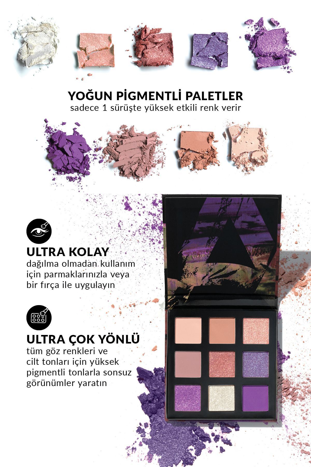 AVON-Ultra Color Lilacs - Eyeshadow Palette 3