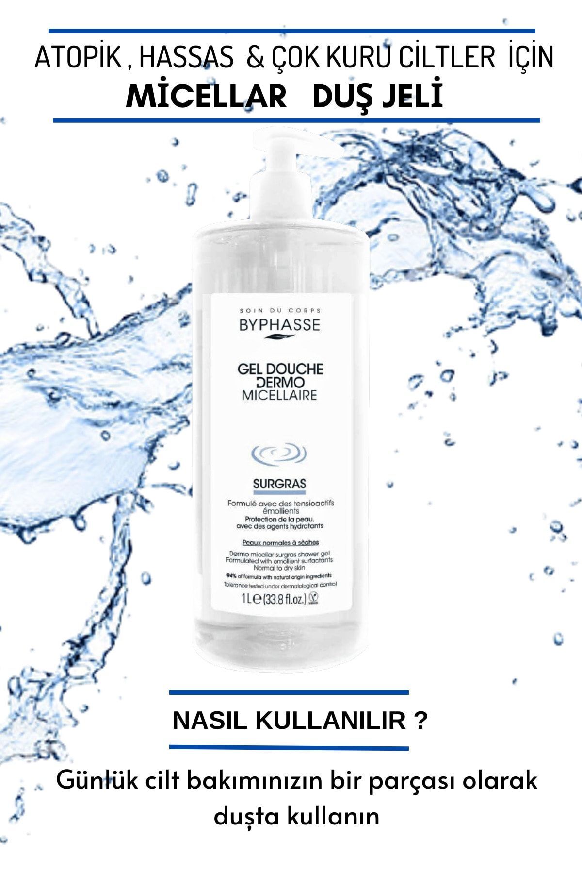 ژل و کرم دوش زنانه – مردانه  BYPHASSE | 8.4361E+12 اورجینال - تصویر 4