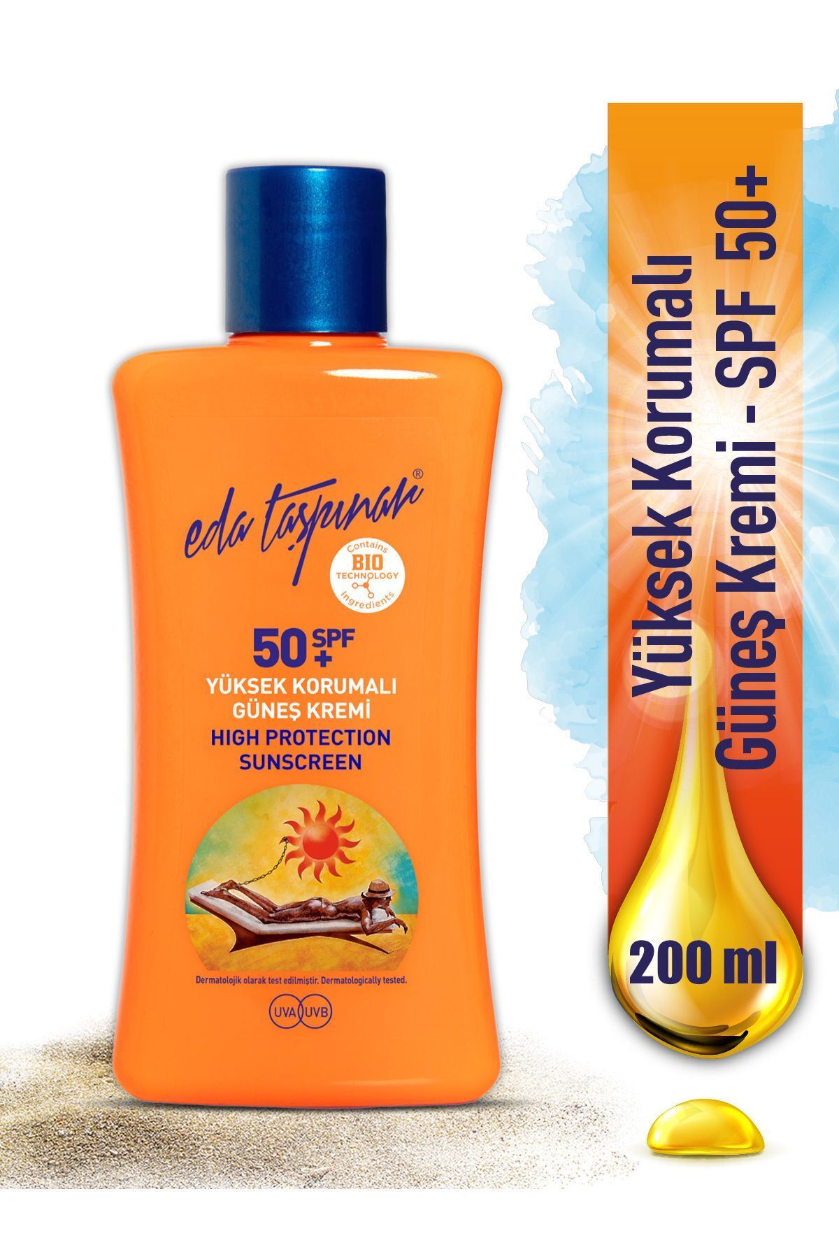 Eda Taşpınar Солнцезащитный крем высокой защиты Spf50+ - 200 мл EDA-00051