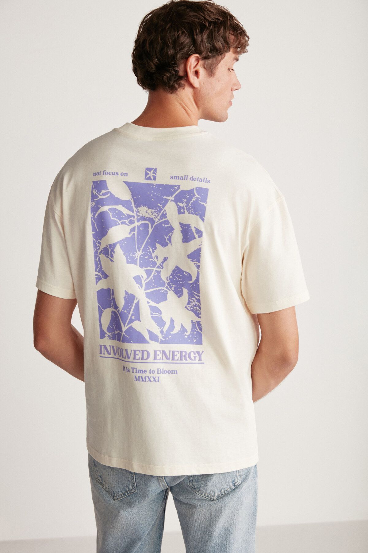 GRIMELANGE-Quincy Regular Vanilla Single T-shirt 6