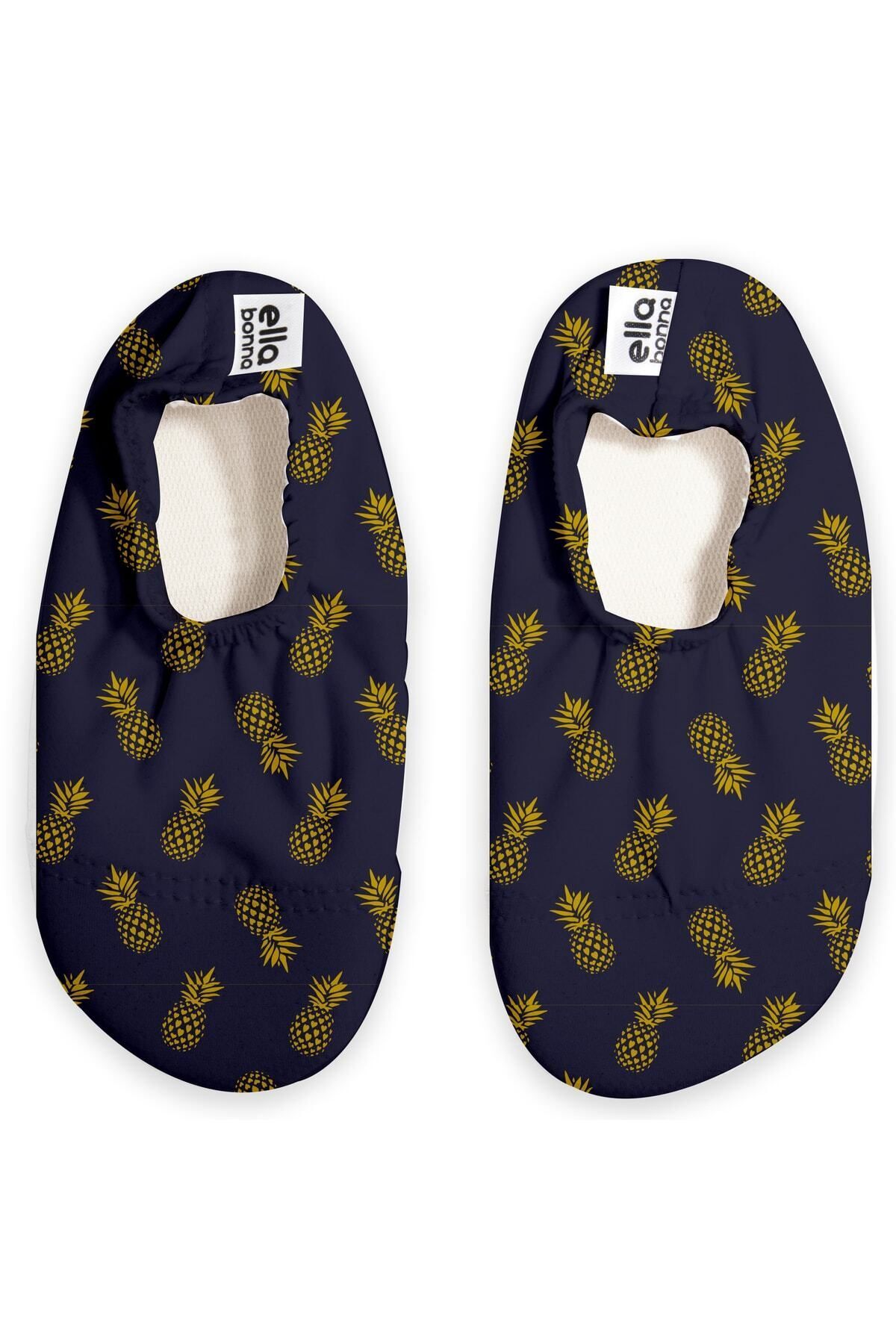 Ella Bonna-Unisex-Schuhe für Babys und Kinder mit rutschfester Sohle für Meer und Pool – Ananas 1