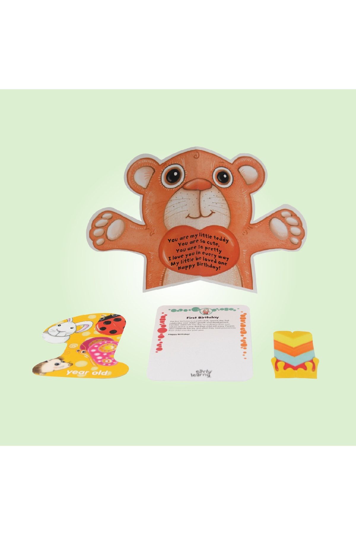 EarlyLearny Ingilizce Bebek Eğitim Seti - 12. Ay fotoğrafı 7 (önizleme)