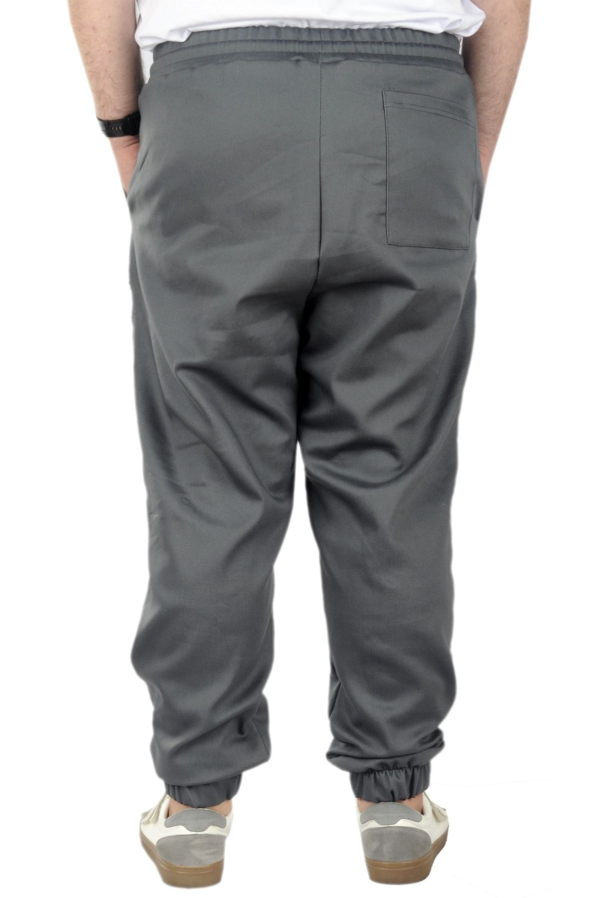ModeXL-Mode Xl Large Size Men's Linen Jogger Spring 21911b Smoked 3