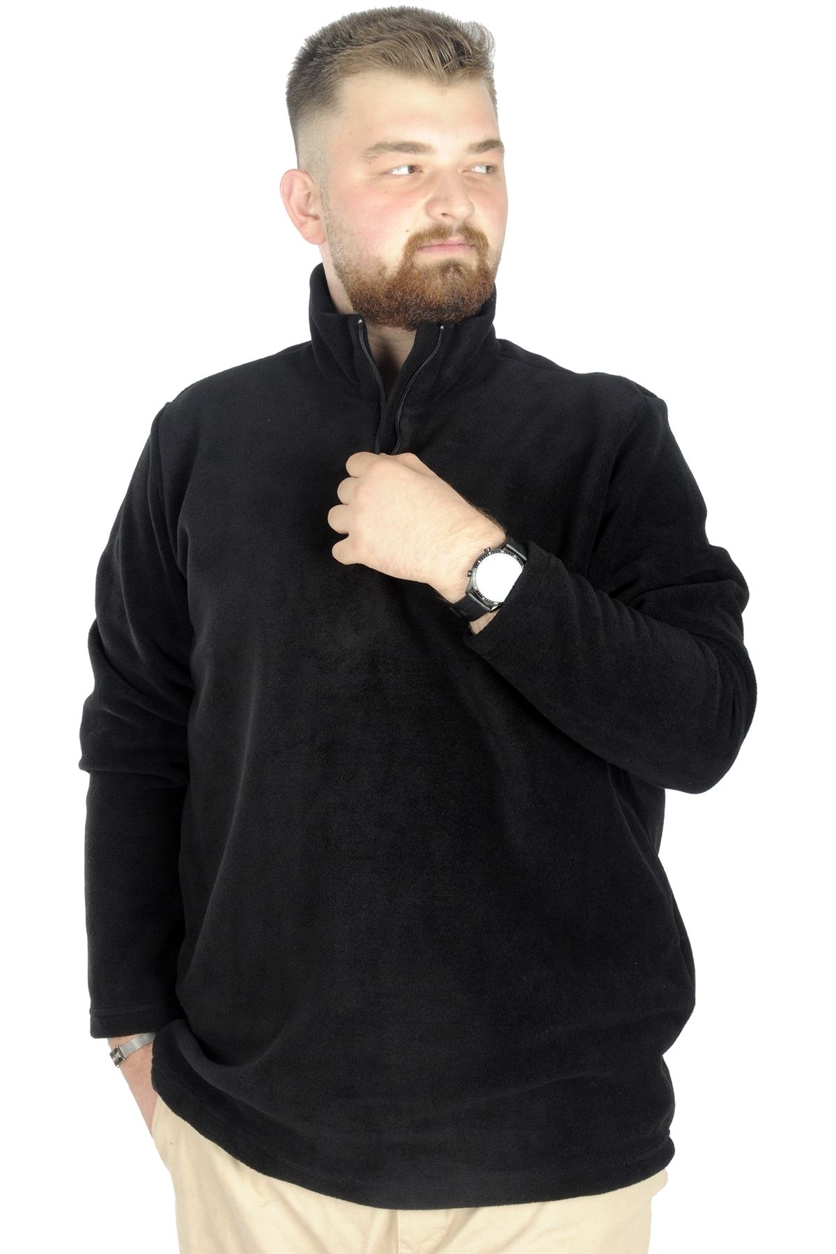 mode xl sweat polo polar 22548 noir