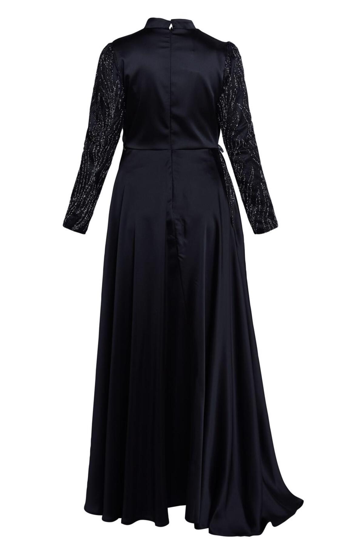 مانتو ابایا زنانه آلوینا | 24YABL0050408 Alvina - Image 3