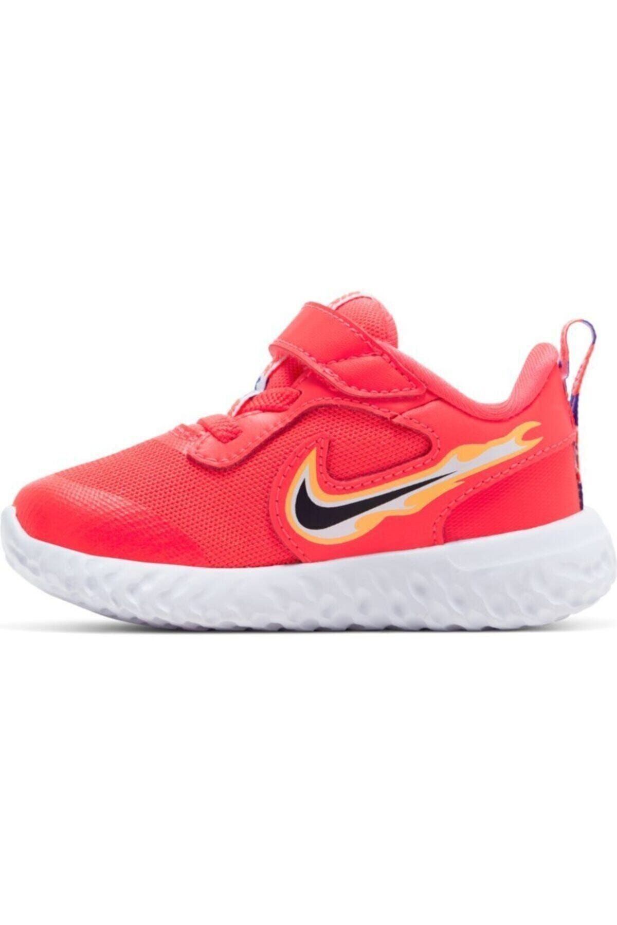 کفش پیاده روی صورتی دخترانه و بچگانه Girl Pink Revolution 5 آتش Nike