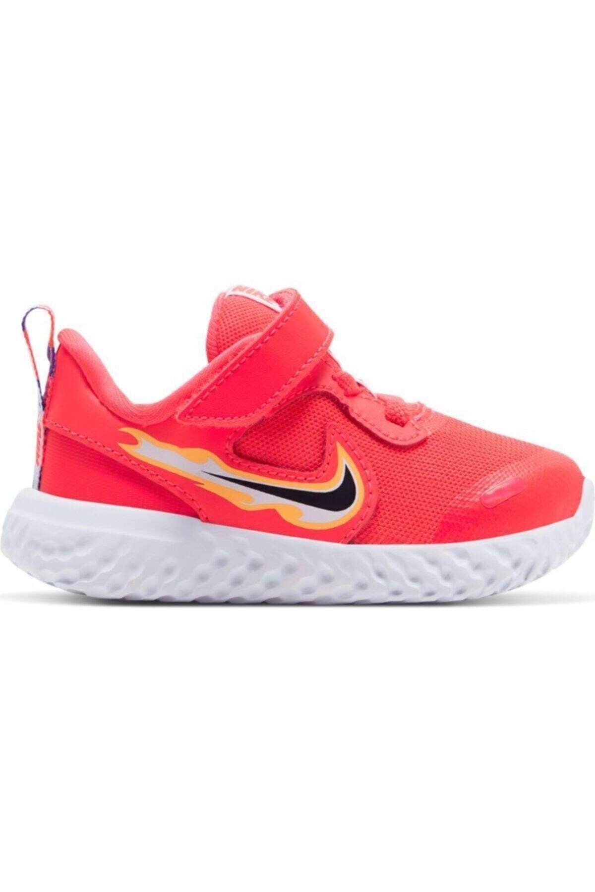 کفش پیاده روی صورتی دخترانه و بچگانه Girl Pink Revolution 5 آتش Nike