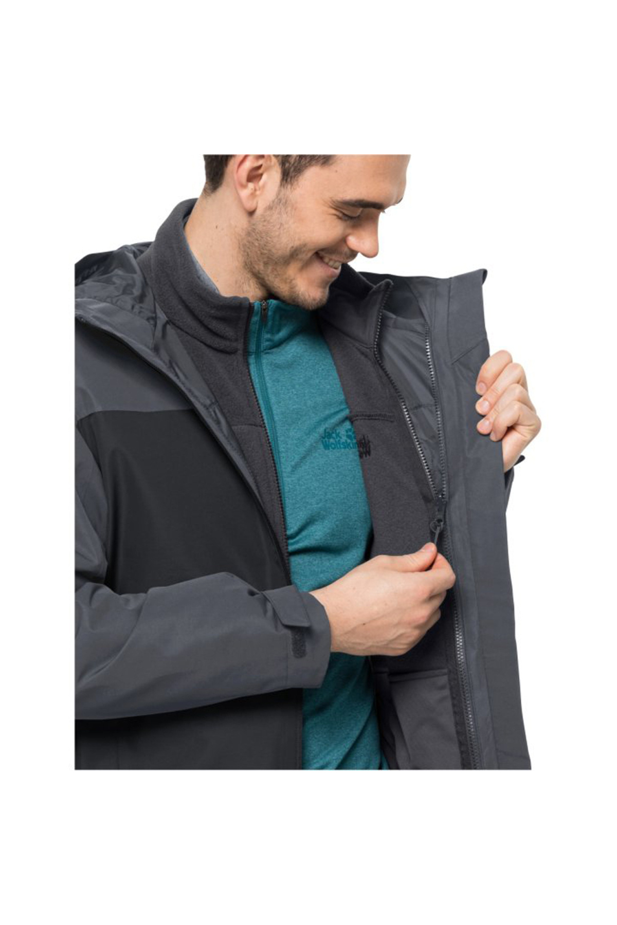 کاپشن مردانه راسته آستین بلند | جک ولف اسکین Jack Wolfskin 1115311-6350 - تصویر 7