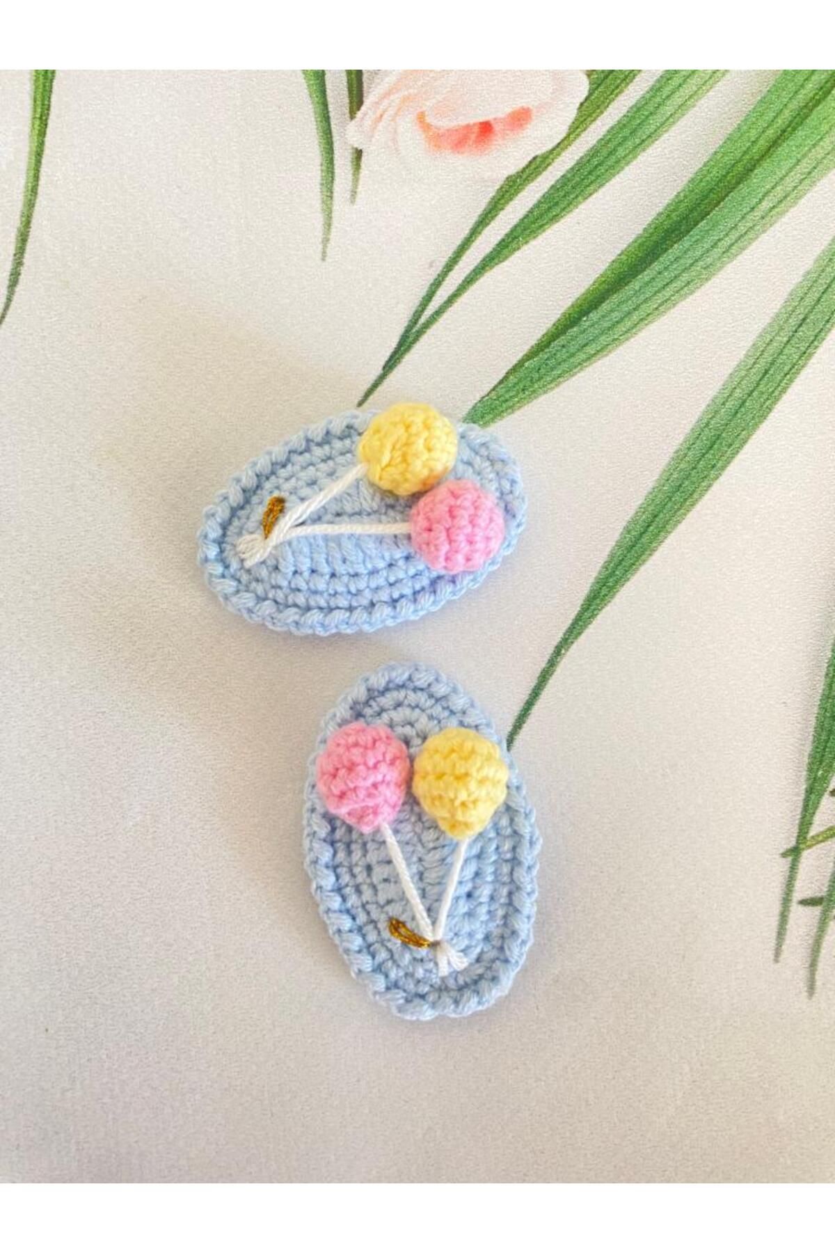 Blue Colorful Balloon Craft Gift 2-Piece Snap Buckle
