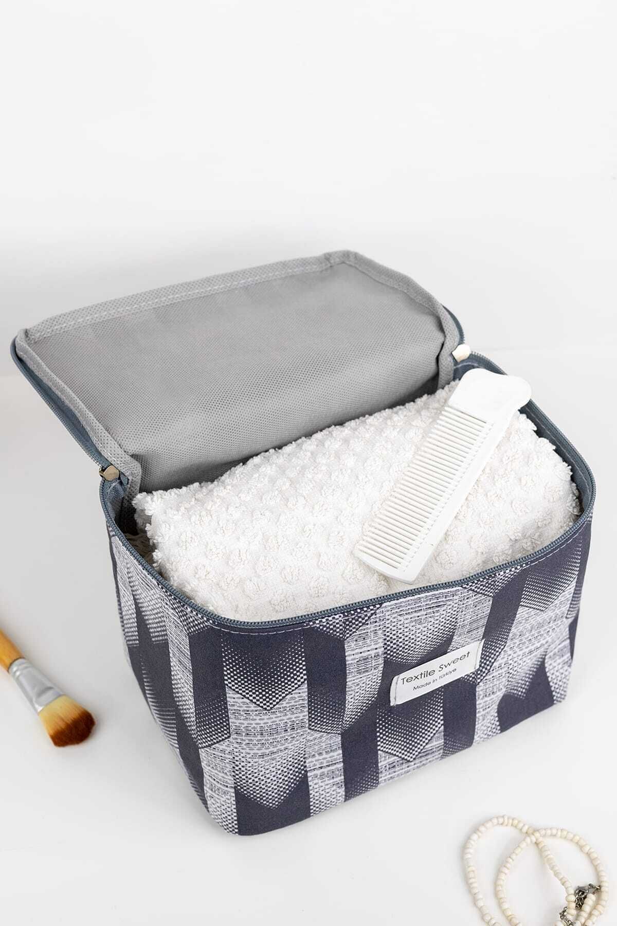 کیف آرایش چند منظوره 22X15X16 Textile sweet