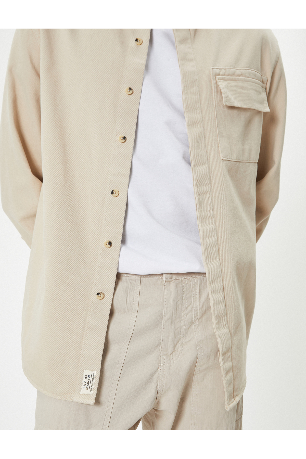 پیراهن مردانه کوتون | 4SAM60192HW Koton - Image 5