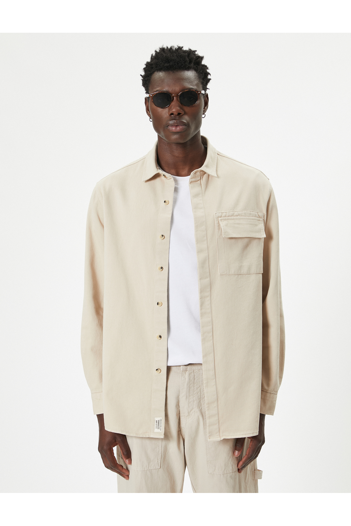 پیراهن مردانه کوتون | 4SAM60192HW Koton - Image 3