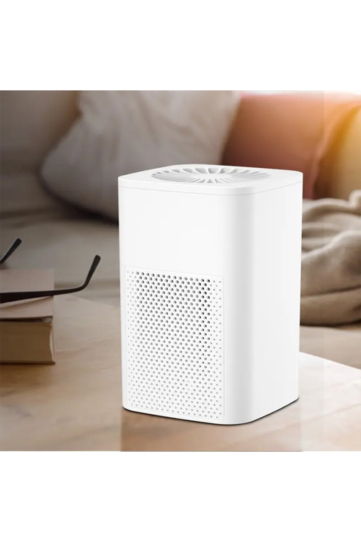 EZERE Taşınabilir Hava Temizleyici Kötü Koku Giderici BEYAZ