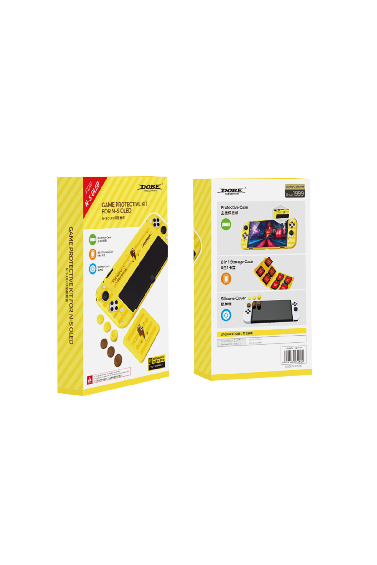 Switch OLED 3in1 Standlı Rnkli Kılıf Analog Yükseltici ve Koruyucu Kart Kutusu 6