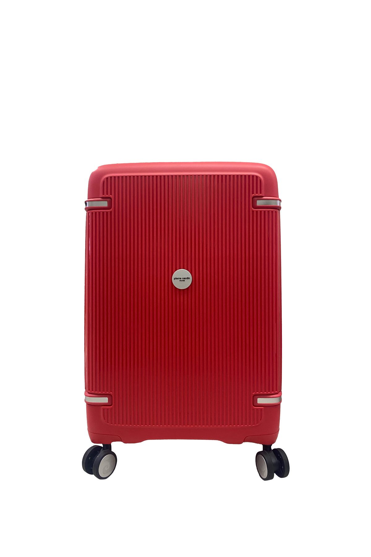 چمدان یونیسکس قرمز 60 سانتی متری TROLLEY Pierre Cardin