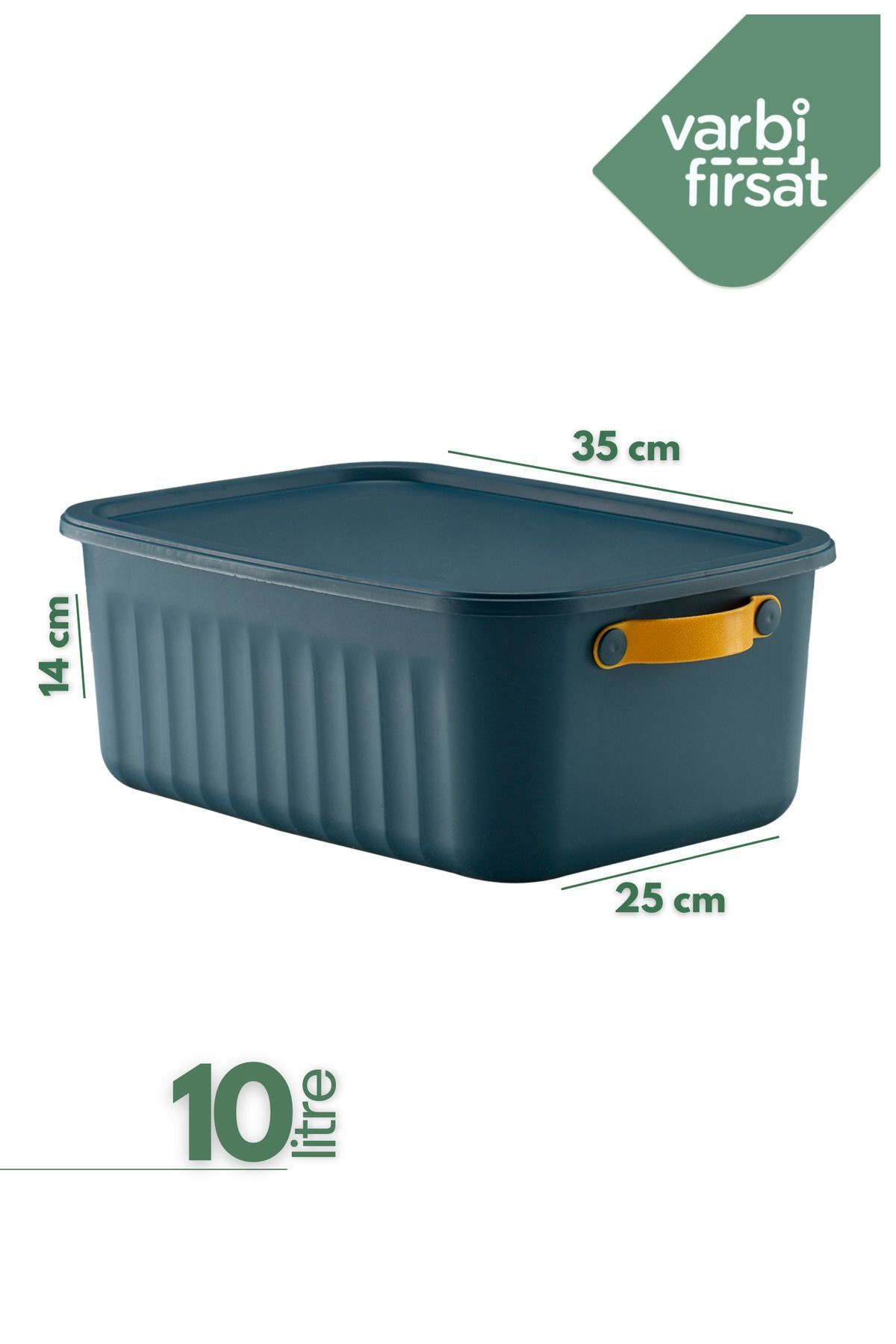 Varbifırsat-Boxify Mix 10 Lt - 3 Pieces Organizer Box with Lid, Decorative Storage Organizer 4