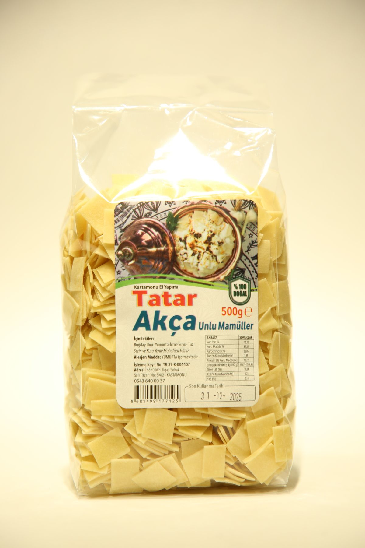 AKÇA TATAR-BEYAZ UN 500 GR.