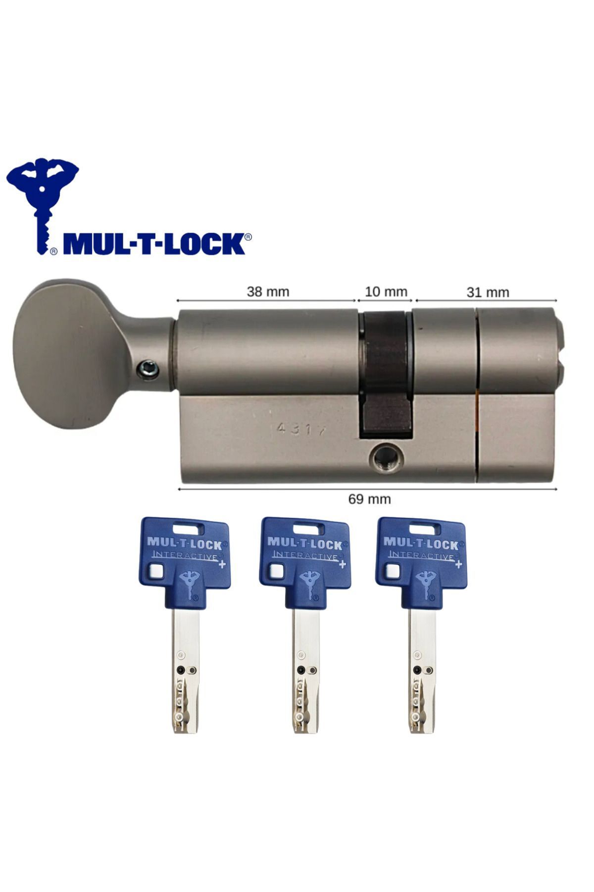 Mul-T-Lock-Multlock 7*7 69 mm Barrel with Handle 51253267 1