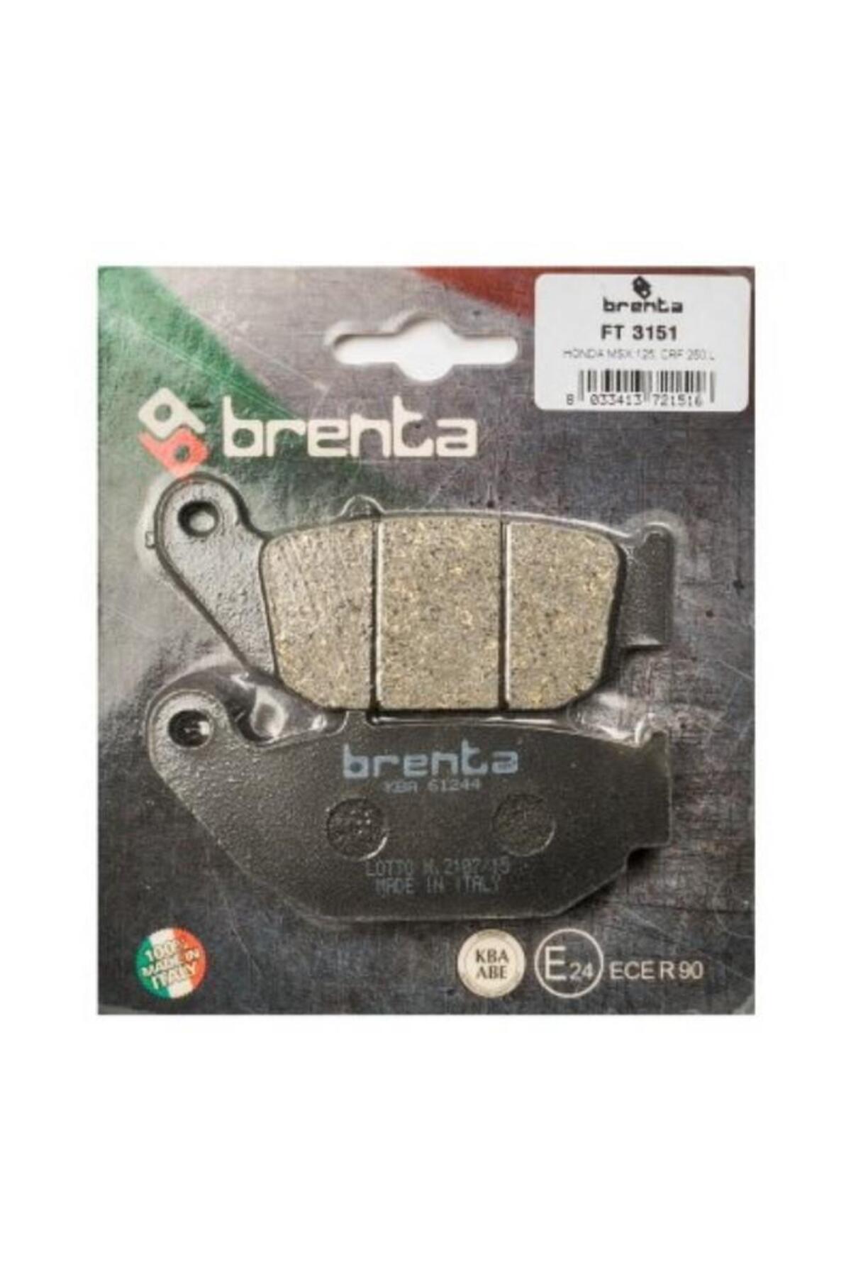 Brenta CF Moto NK 250 Arka Fren Balatası Brenta