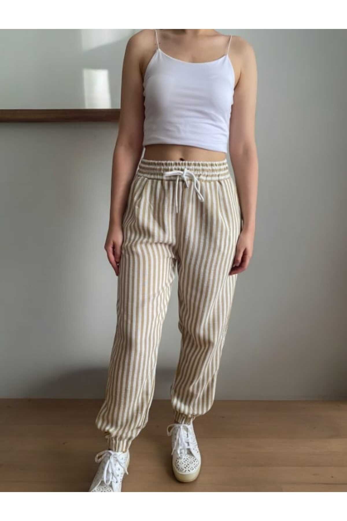 BEBE PLUS-Cotton Trousers 3