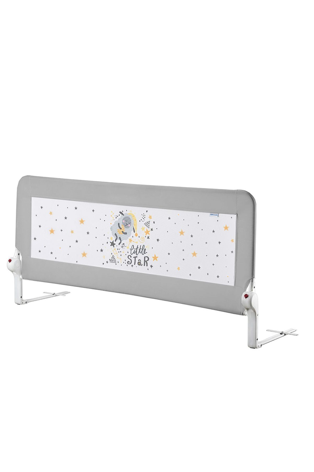 150*65 cm Gri Renk Yatak Bariyeri, Yatak Korkuluğu