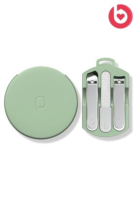 bizimevde 3 Parça Manikür Ve Pedikür Seti Askılı Makaron Kutulu - Turkuaz