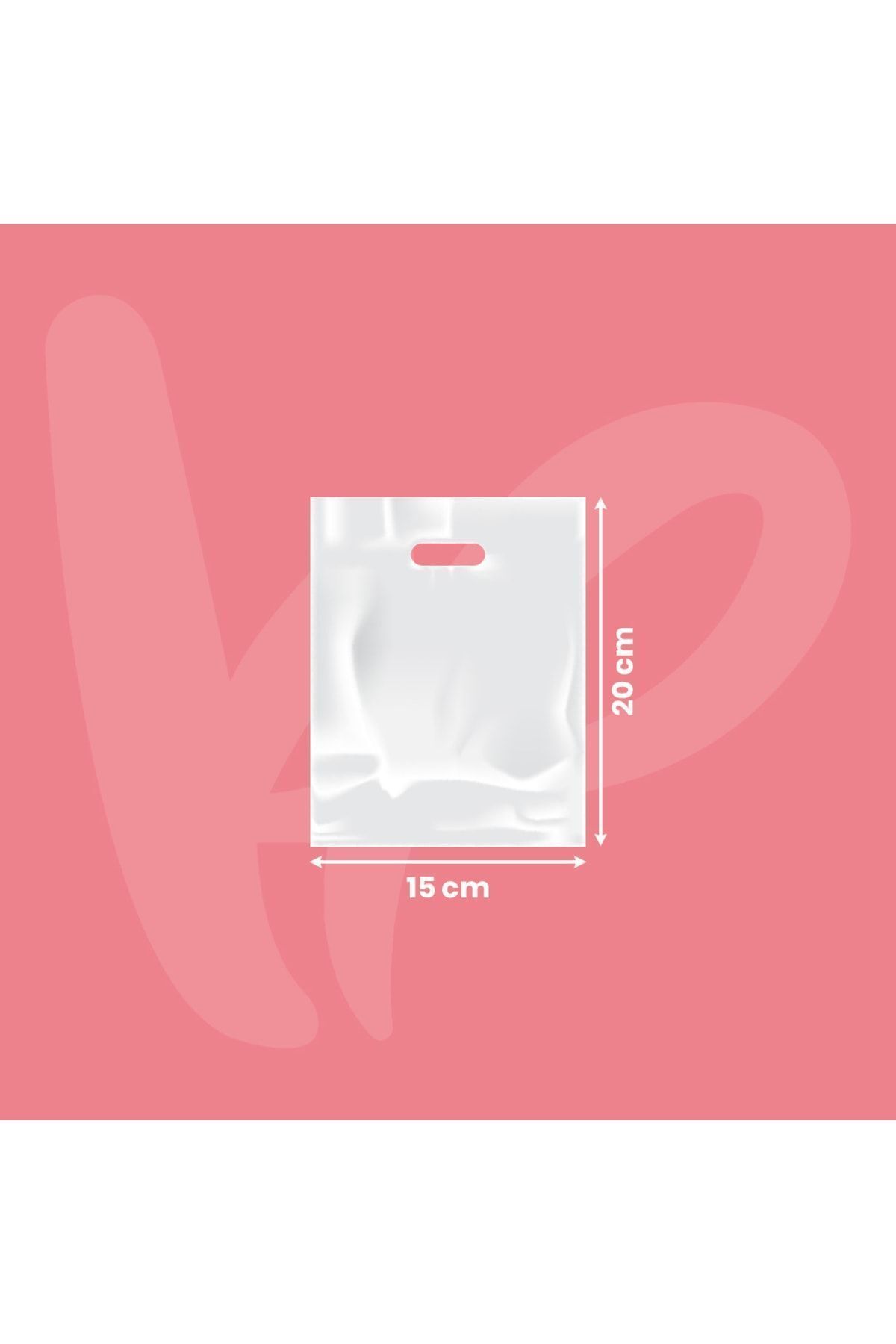 KARGOPEK-Unprinted Hand-Held Store Poset 15*20 (600 Pieces) 1