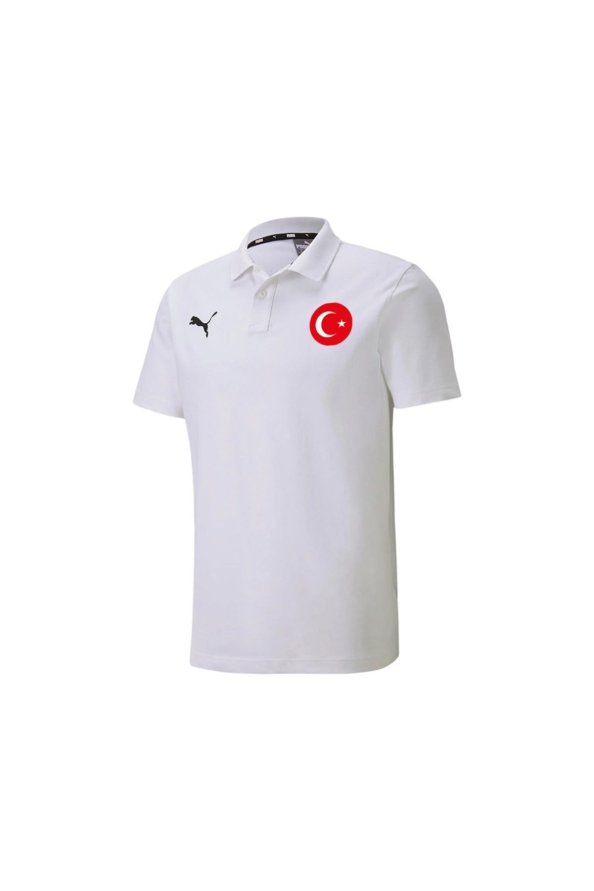 Puma Euro 2024 Turkiye Milli Antrenman Taraftar T shirt Spor Forma K rm z Beyaz Fiyat Yorumlar Trendyol