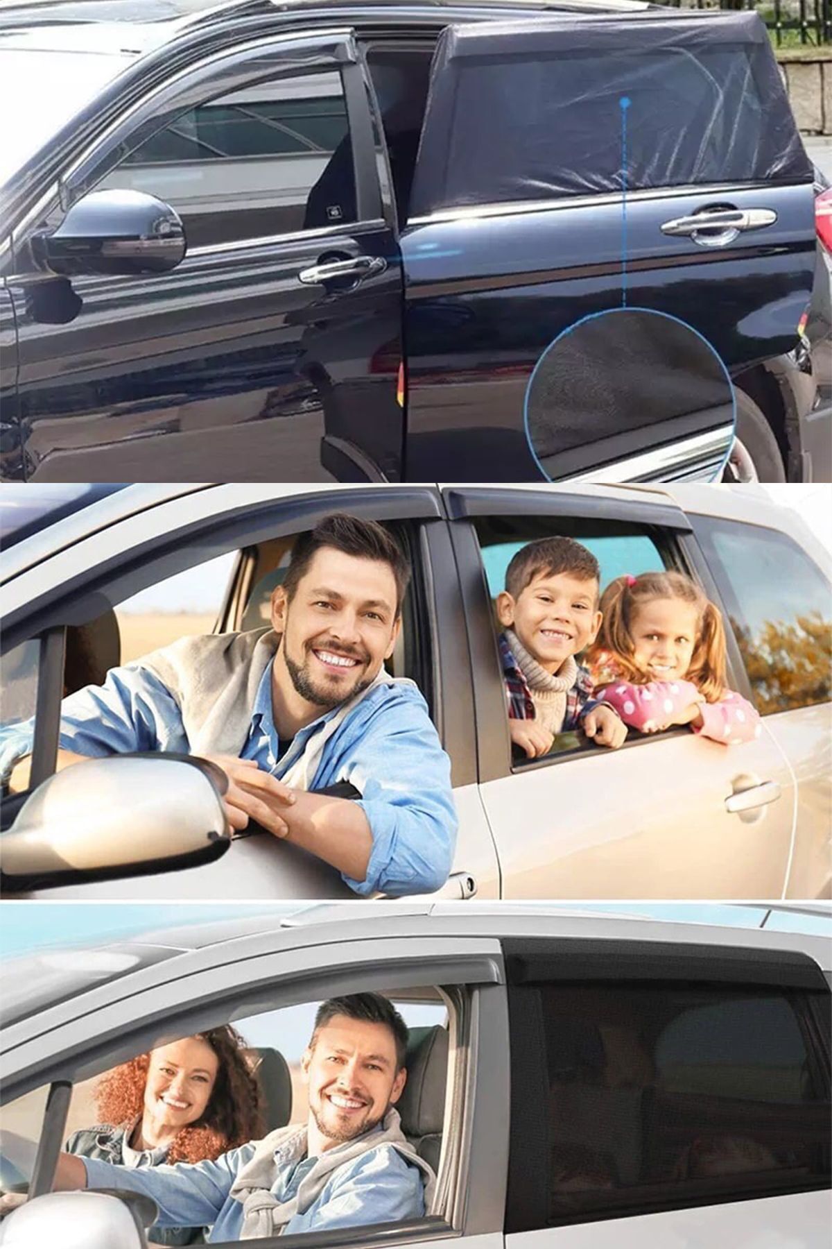 BYENS Araba Güneşlik Cam Perdesi Güneşliği Araç Camı Güneşlikleri Otomobil Arka Yan Cam Gölgelik fotoğrafı 5 (önizleme)