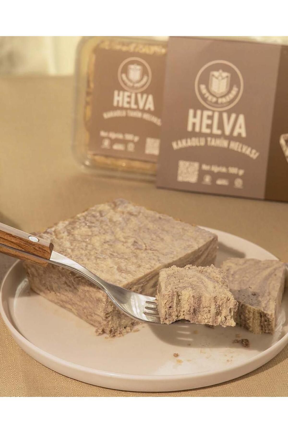Antep Pazarı-500g Tahini Halva with Cocoa 3