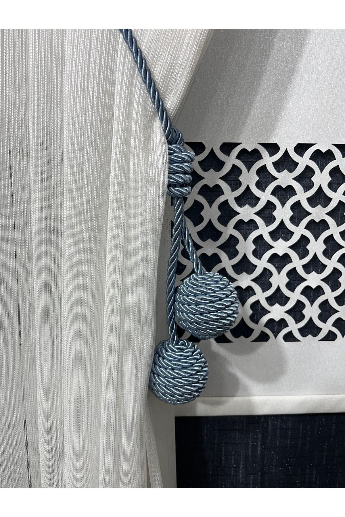 Background Curtain Tying Apparatus Cornice Plug-in Single Piece
