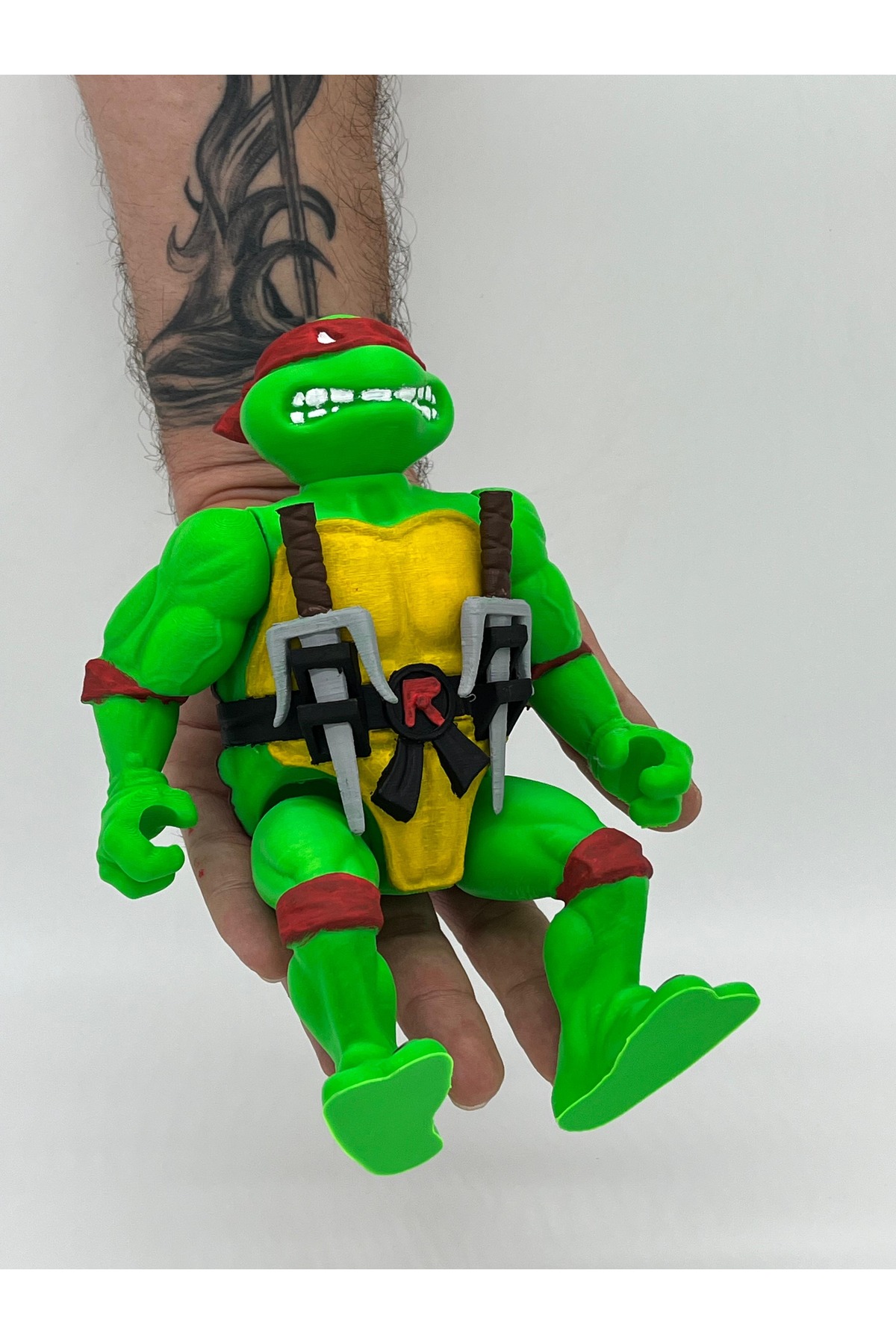 KEMX Oyuncak Ninja Kaplumbağa Raphael 20cm - Hareketli - Fiyatı
