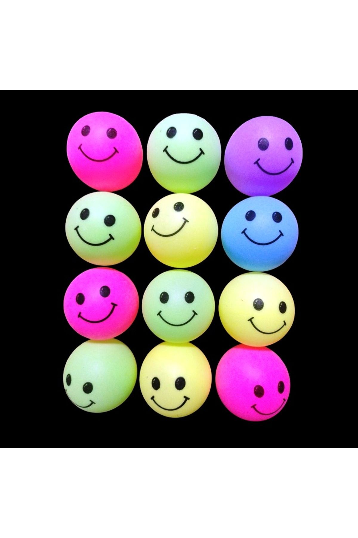 Kuzey 12 ADET VIP KALİTE MASA TENİSİ TOPU RENKLİ PİNPON TOPU GÜLEN SURAT PİNPON TOPU VIP TABLE TENNIS BALL