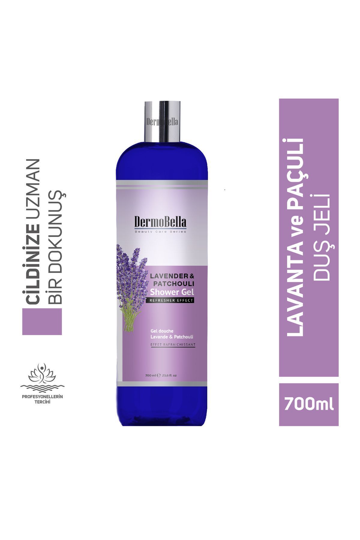 DERMOBELLA-Moisturizing and Nourishing Lavender and Patchouli Extract Shower Gel 700 ml 1