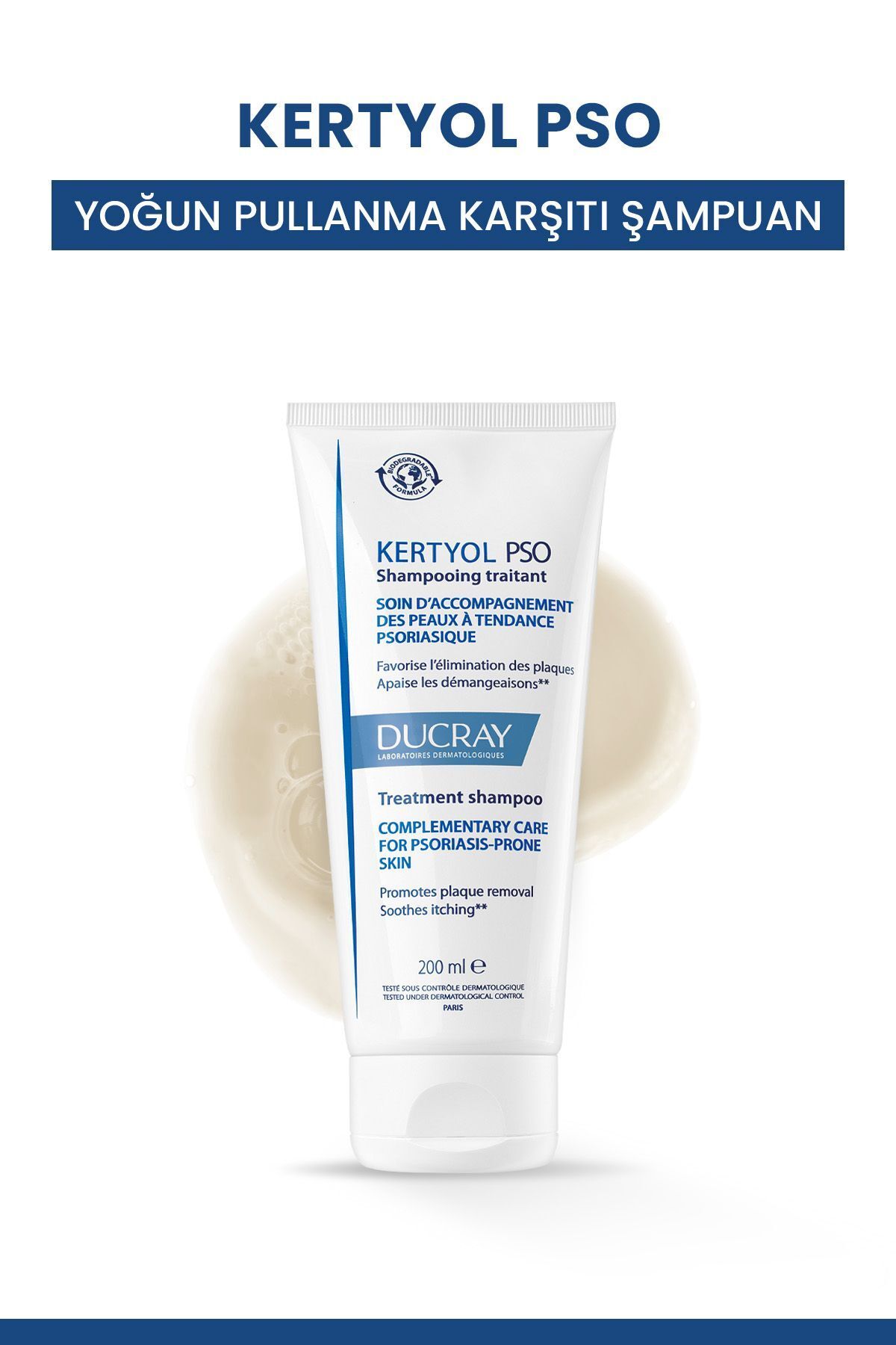 Ducray-Kertyol PSO 200 ml Shampoo - Intensive Anti-Flacking 3
