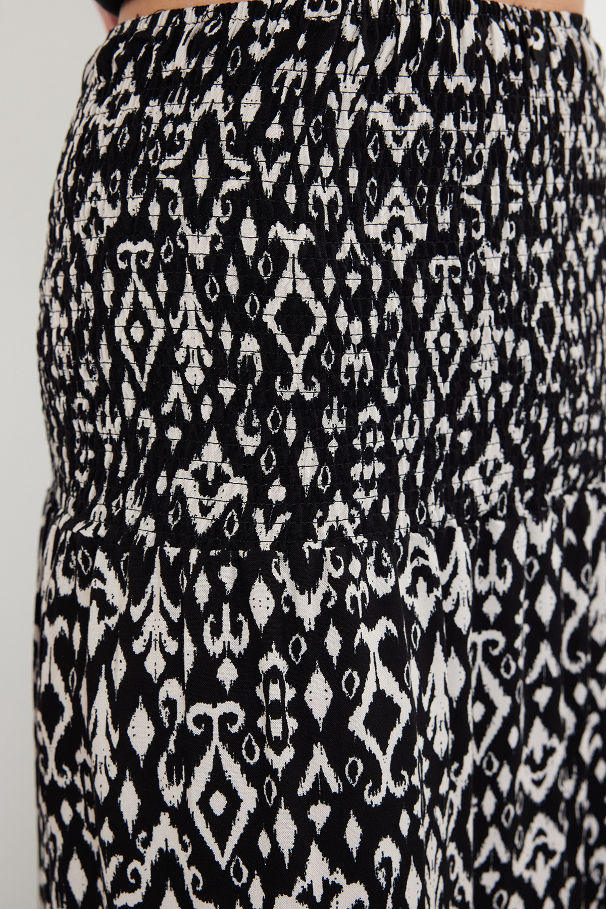 Trendyolmilla  Çok Renkli Desenli Dokuma Etek TWOSS24ET00236 - Görsel 4